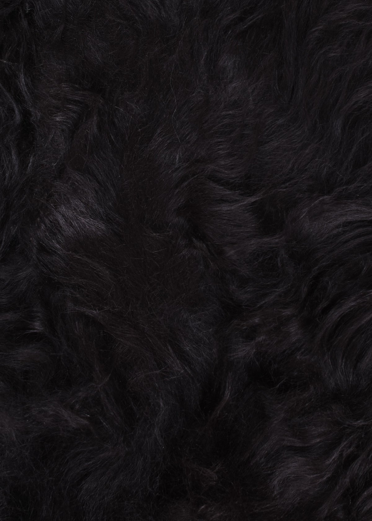 Piel de oveja nórdica negra (110 cm.)