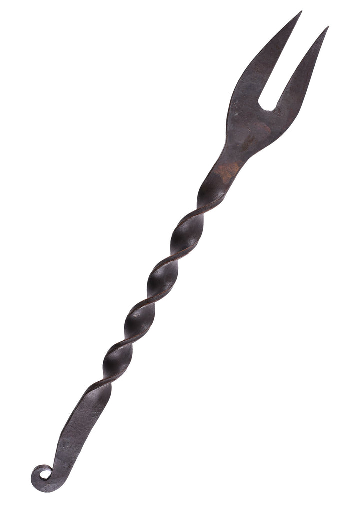 Tenedor medieval forjado a mano (41 cm.)