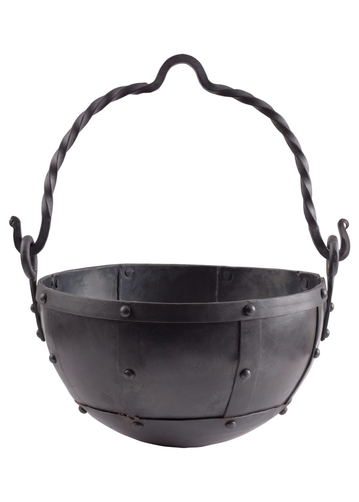 Caldero mediano de acero remachado (aprox. 9 L)