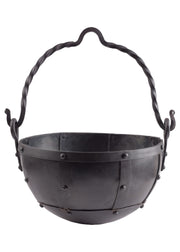 Caldero mediano de acero remachado (aprox. 9 L)