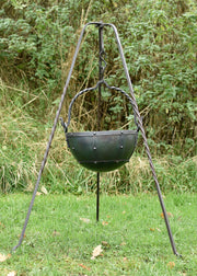 Caldero mediano de acero remachado (aprox. 9 L)