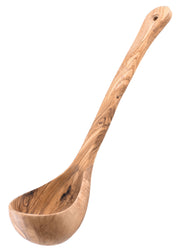 Cucharón de madera de olivo, aprox. 35 cm