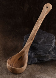 Cucharón de madera de olivo, aprox. 35 cm