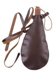 Botella medieval de agua de cuero (34 cm.)