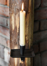 Candelabro de pared 1 vela, forjado a mano