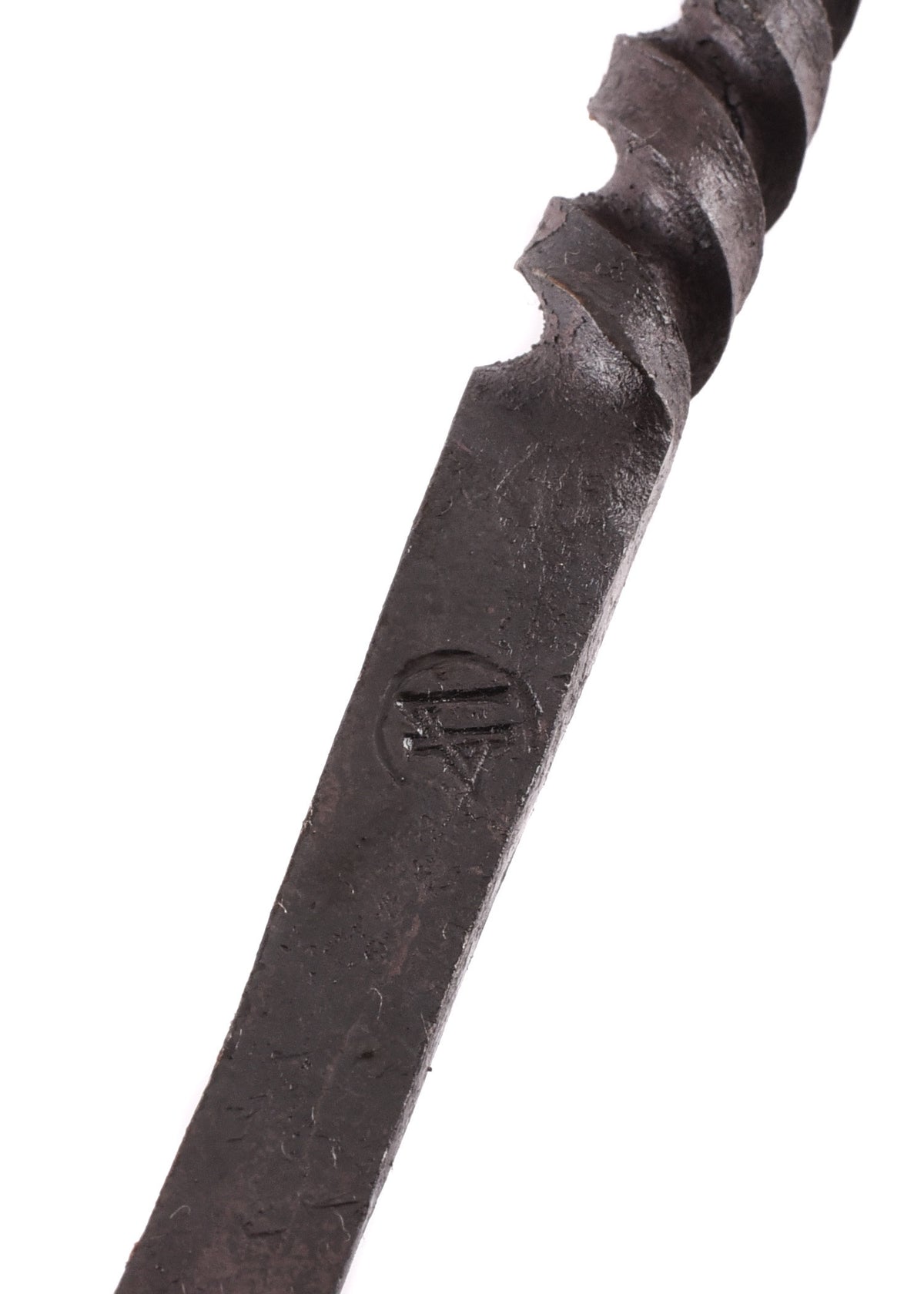 Cuchara y tenedor medieval en una sola pieza