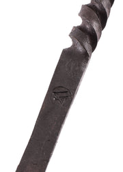 Cuchara y tenedor medieval en una sola pieza