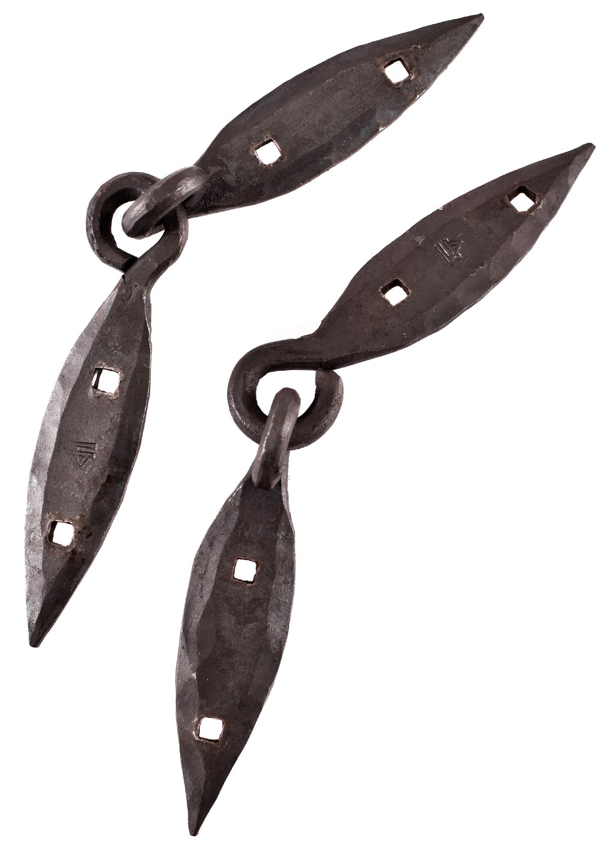 Bisagras de cofre vikingas forjadas a mano