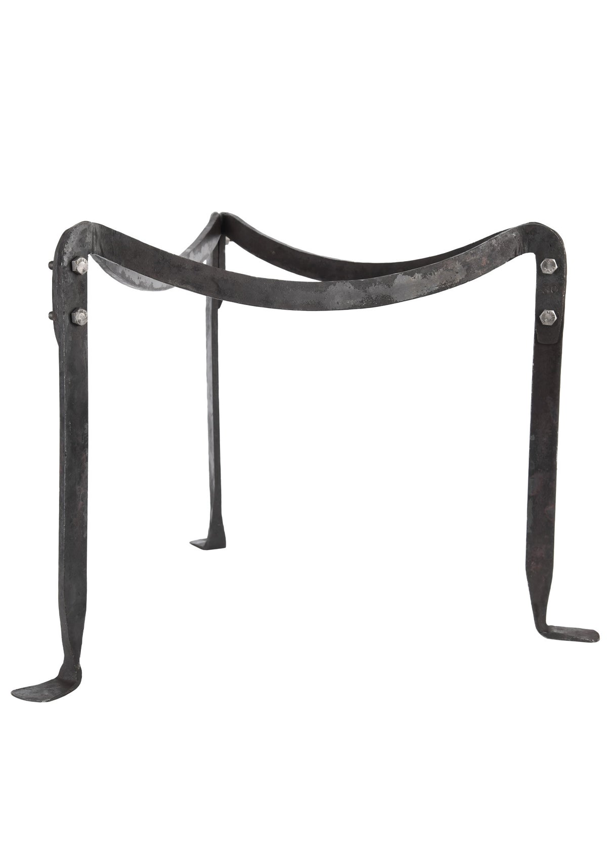 Soporte medieval forjado a mano para brasero