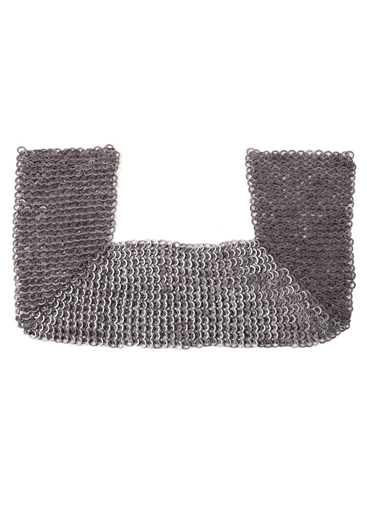 Protección cuello cota malla, anillas diámetro 8 mm.