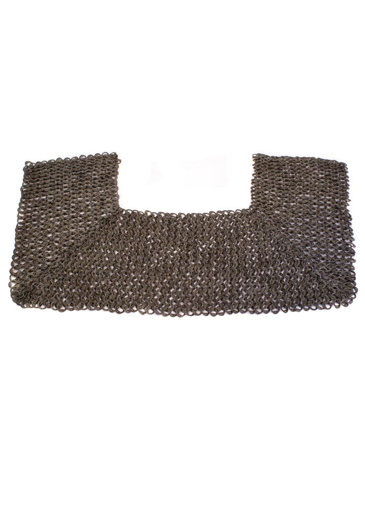 Protección de malla para el cuello, anillas planas remachadas