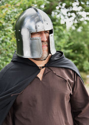 Barbuta italiana funcional, año 1440
