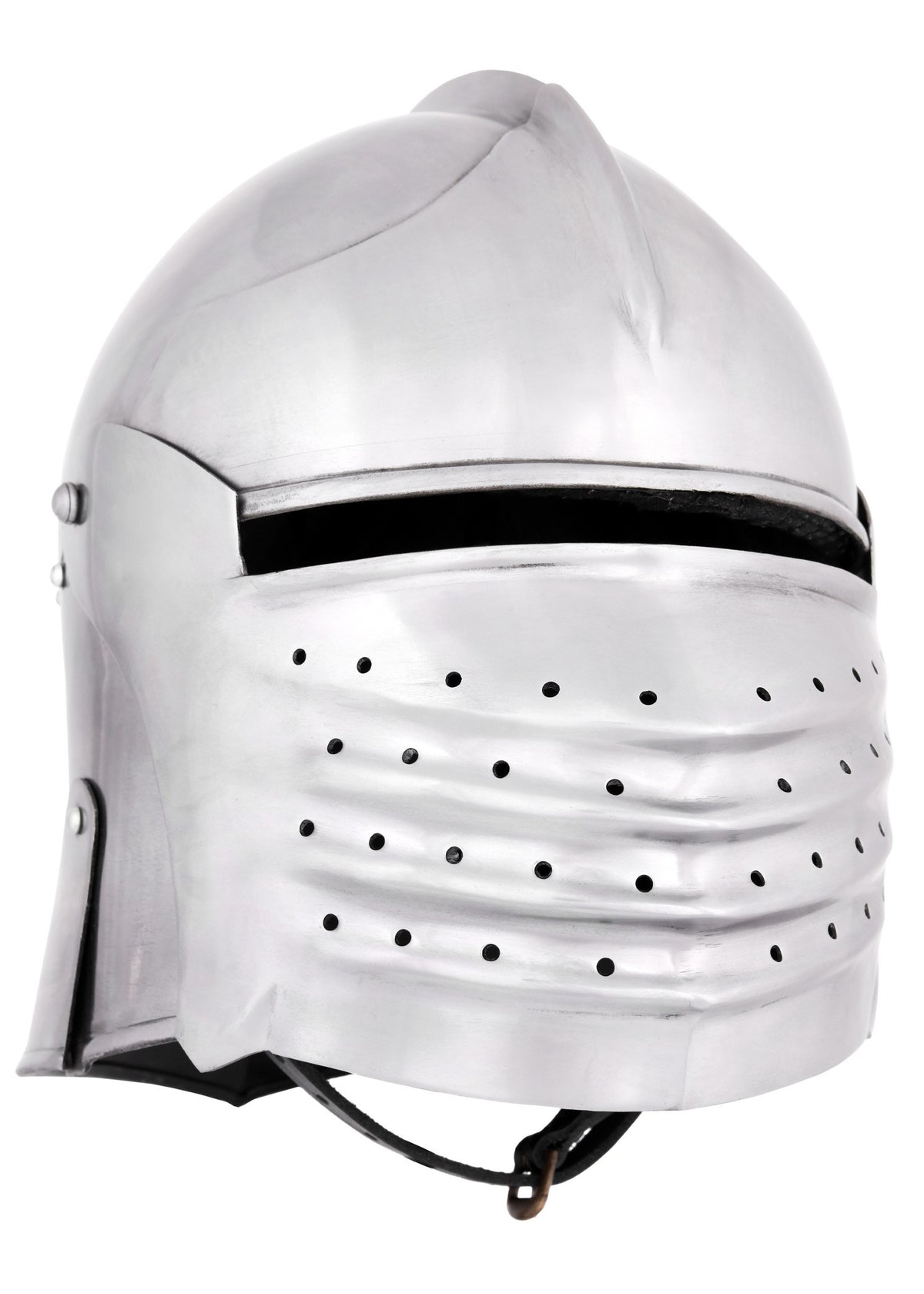 Celada medieval con visera, año 1490