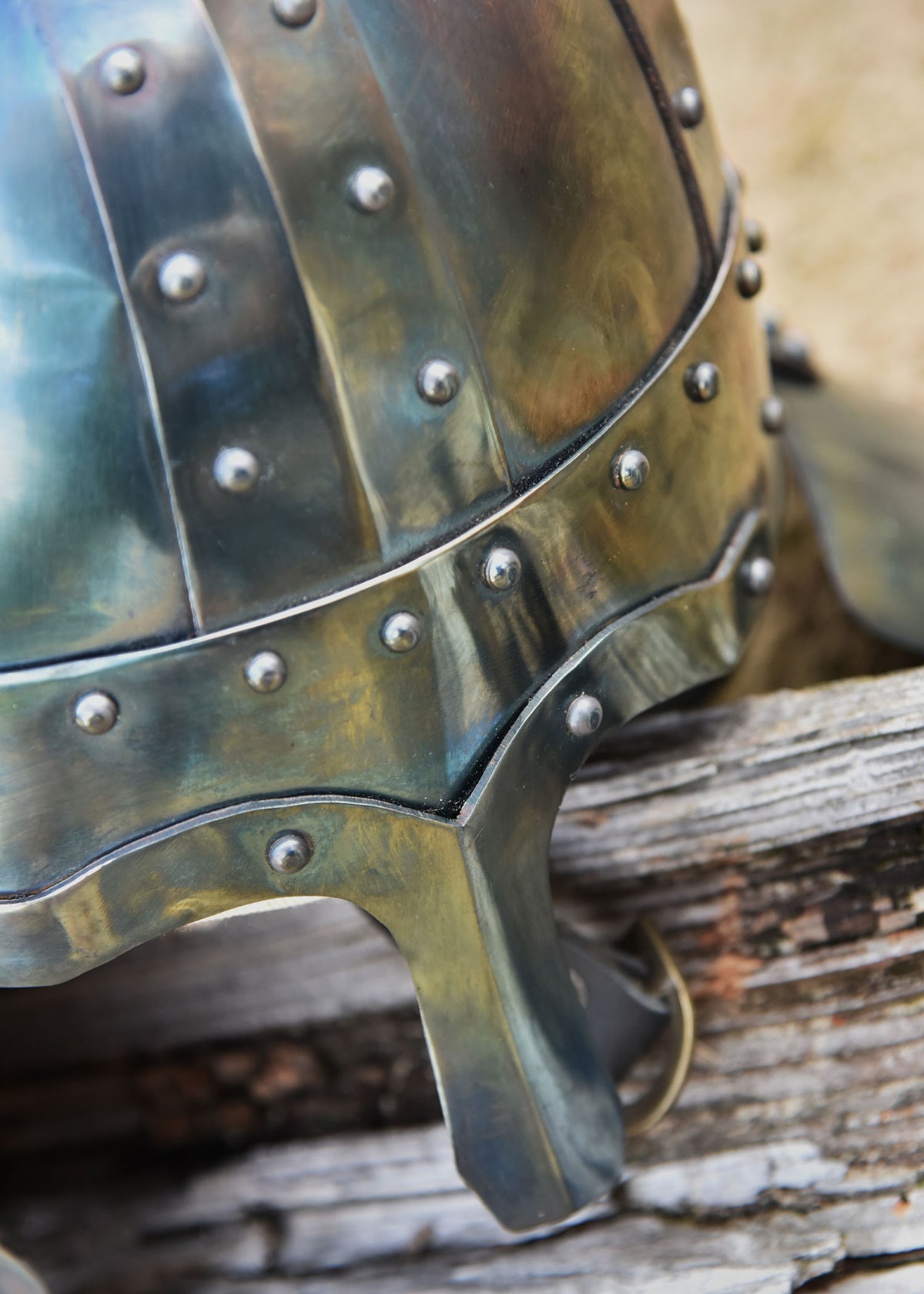 Casco Romano Spangenhelm, siglo IV d.c.